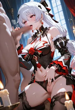 關於艦長被蘿莉吸血鬼幼妻夜襲，最後極巨化強迫最親愛的老公喊她"媽媽"那檔子事