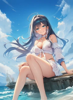 原本互为宿敌的两人，在共同漂流至孤岛后爱上彼此，甚至在最后拥有了爱的结晶，许下了未来也要在一起的誓言