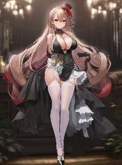  优雅的怨仇小姐总是主动勾引我，那就把她变成只会屁穴高潮的指挥官专属菊穴便器吧