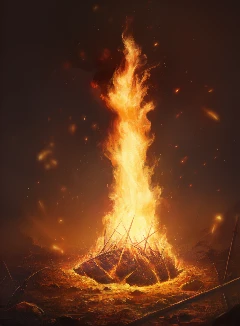 火刑柱上的女孩