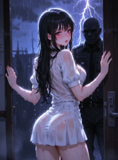 雨夜保安室：19岁伪娘的堕落