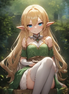 精灵女王脚下的人类公主