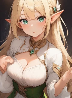 山贼窝里的淫荡精灵女神