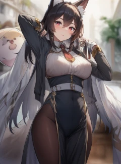 想要勾起德克萨斯好感的白狼怎会陷入互噬高潮［Futa拉普兰德 X Futa德克萨斯］