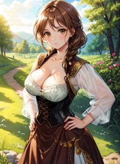 隐奸小故事其一《村姑寝取秘话》：与我双向暗恋的清纯巨乳村姑少女，怎会因我一时犹豫，眨眼就被我的好兄弟美美得吃？！